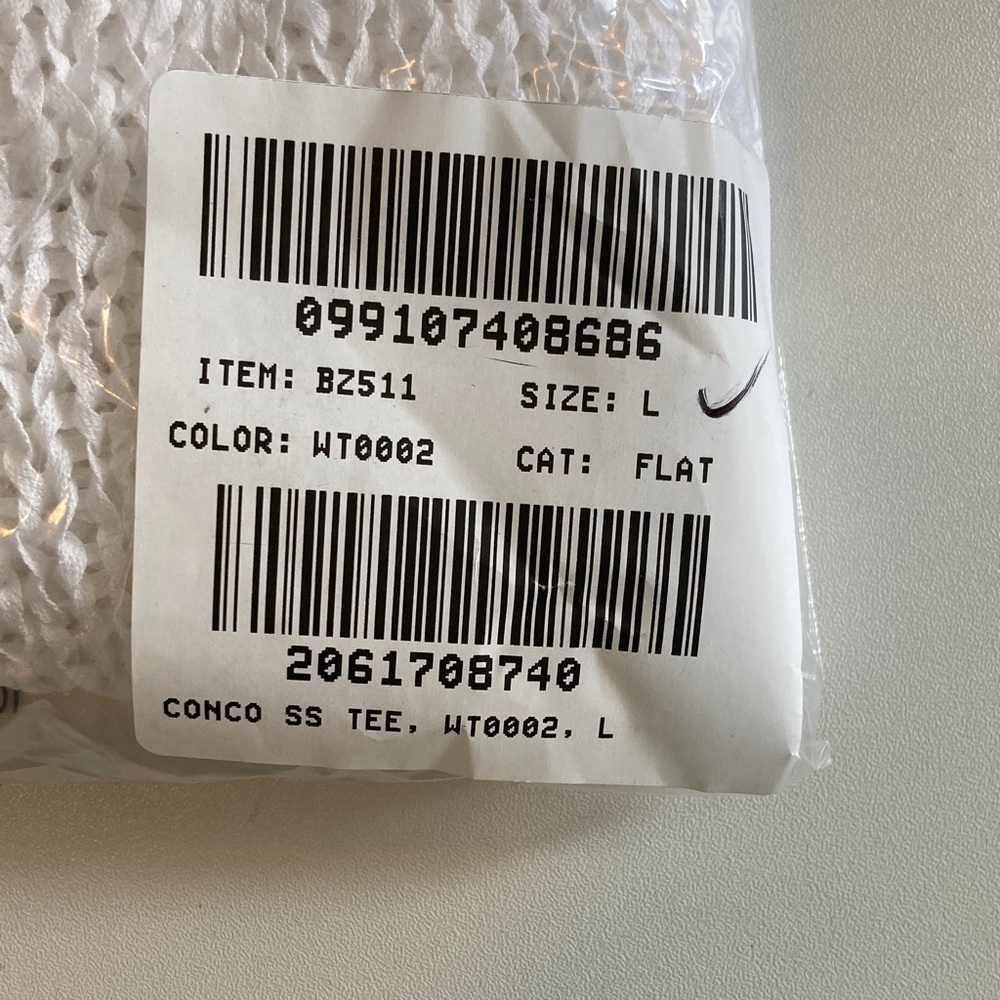 J Crew Montauk textured sweater-tee‎ White Tee Size L - Picture 3 of 4